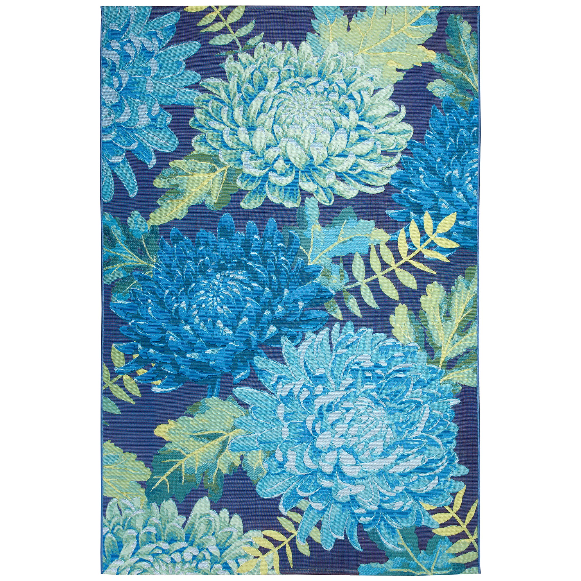 Liora Manne Marina Mum Indoor/Outdoor Rug Blue - marina | Trans-Ocean