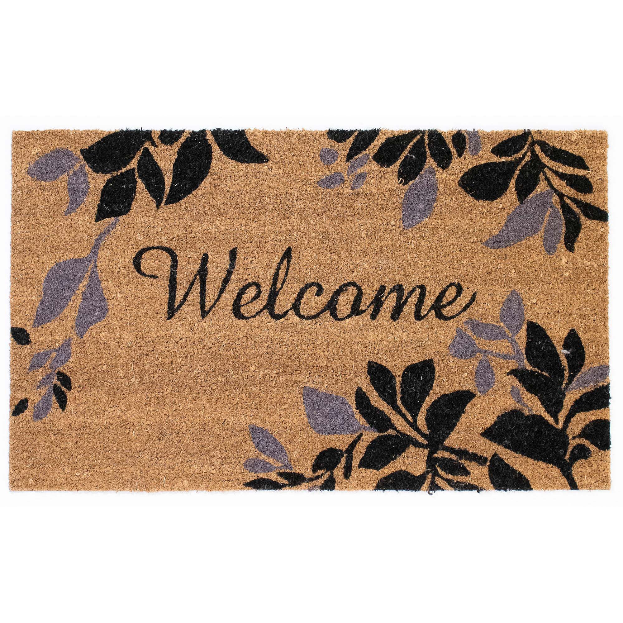 Trans-Ocean Import Natura Peace 2' x 3' Natural Indoor/Outdoor Door Mat