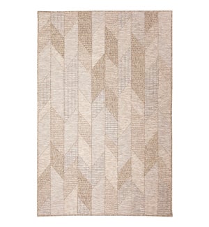 Liora Manne Orly Angles Indoor/Outdoor Rug Natural