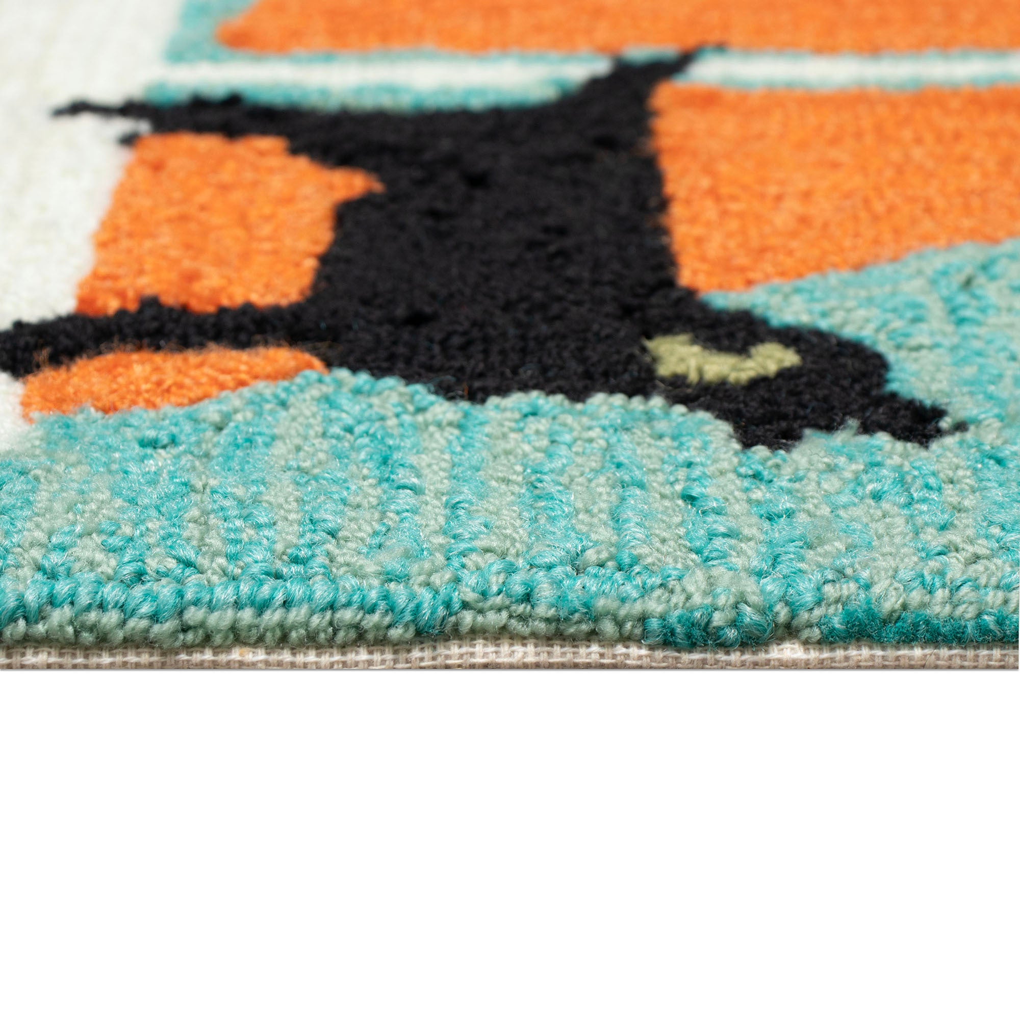 Liora Manne Frontporch Sailing Dog Indoor/Outdoor Rug Blue - pet