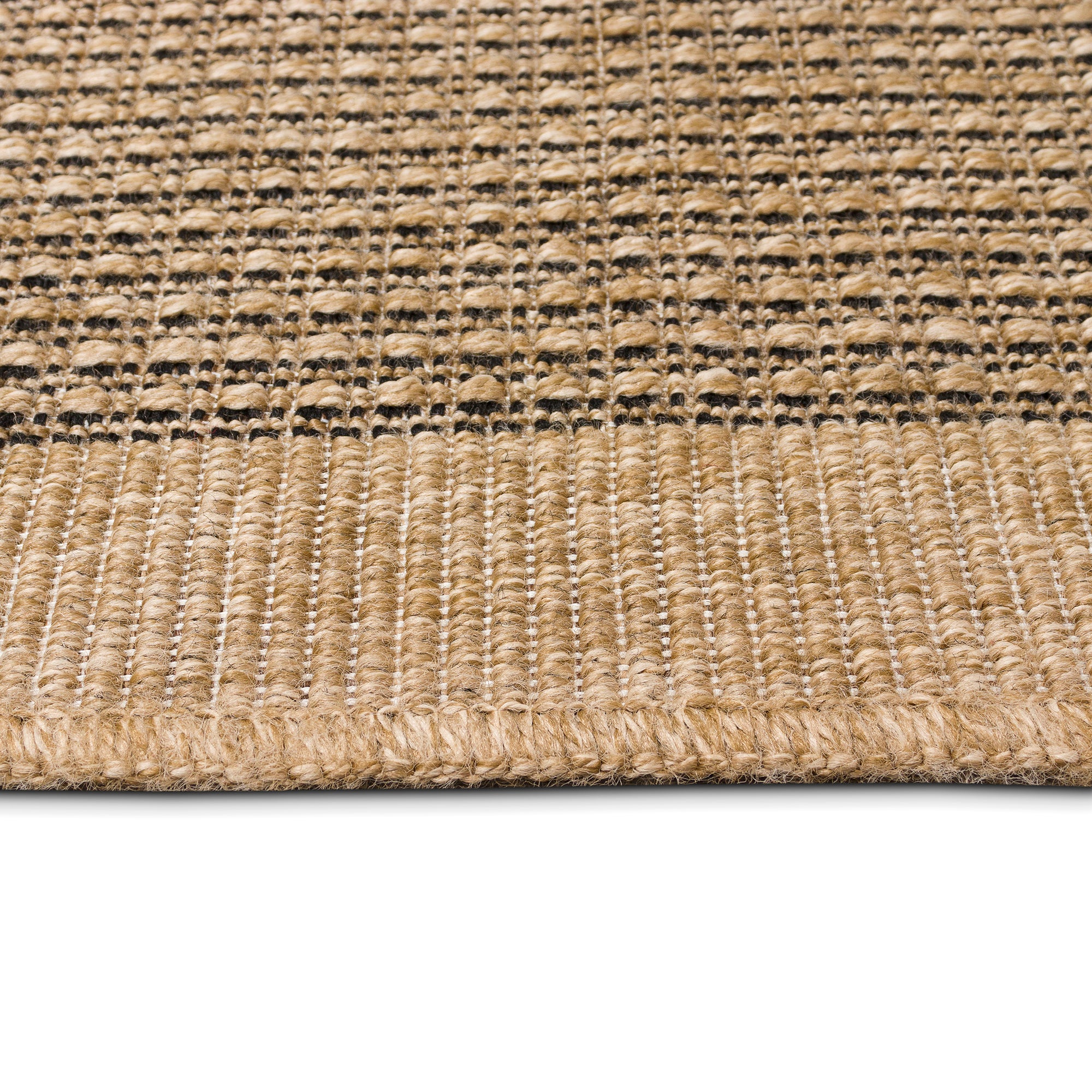 Liora Manne Sahara Texture Border Indoor/Outdoor Rug Natural