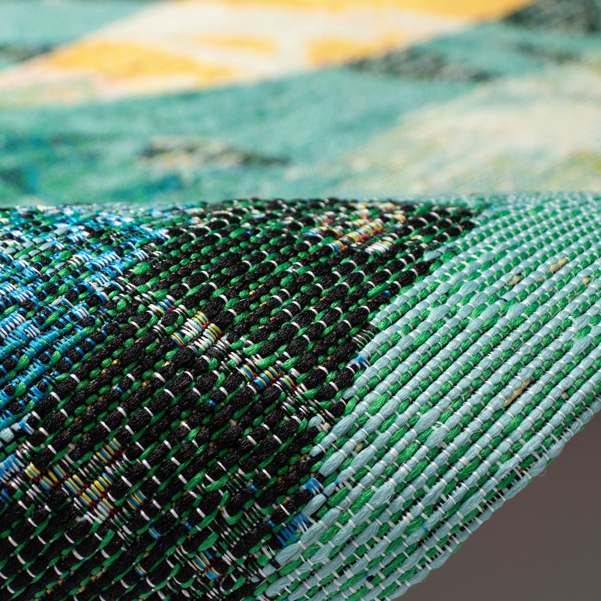 Liora Manne Marina Leaves Indoor/Outdoor Rug Blue - marina | Trans