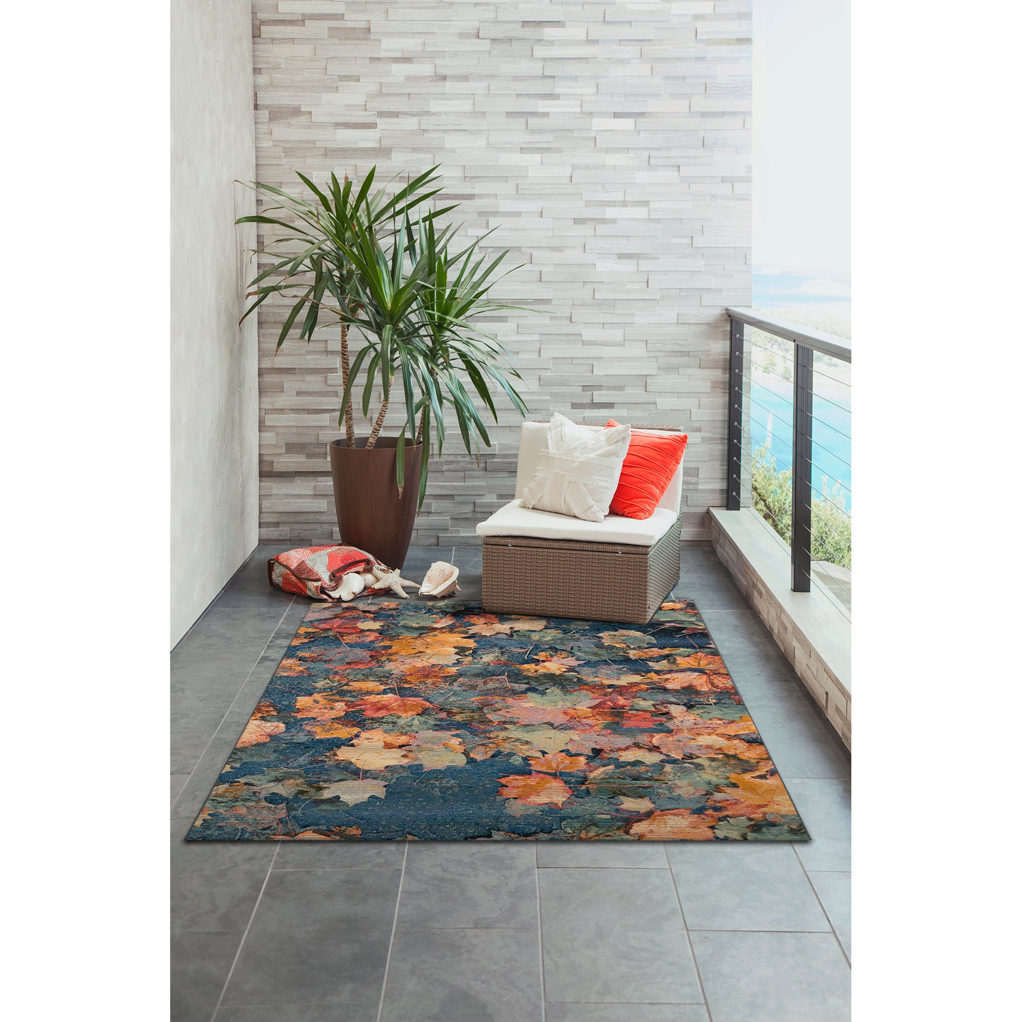 Liora Manne Marina Fall In Love Indoor/Outdoor Rug Multi - marina