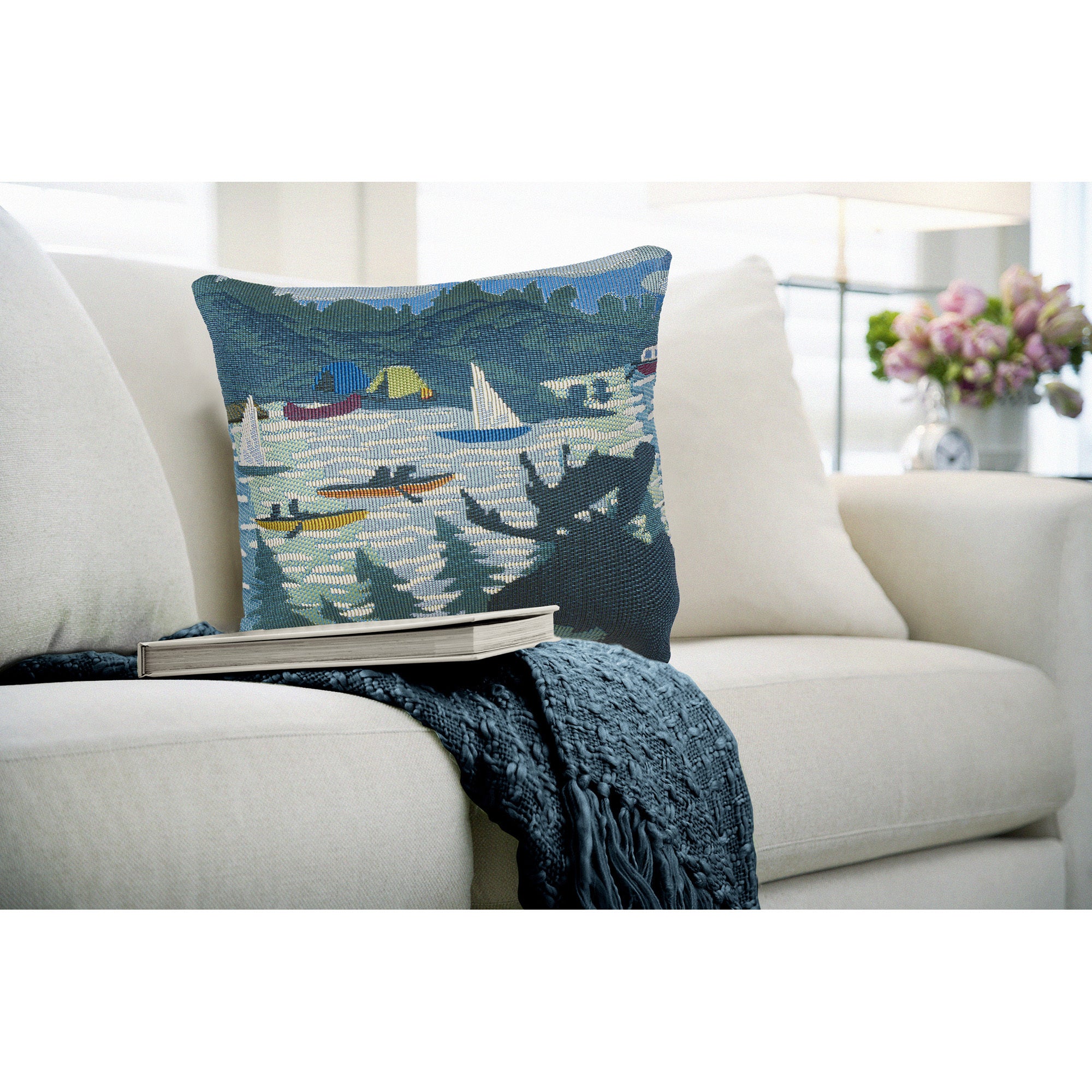 Lake life throw pillows best sale