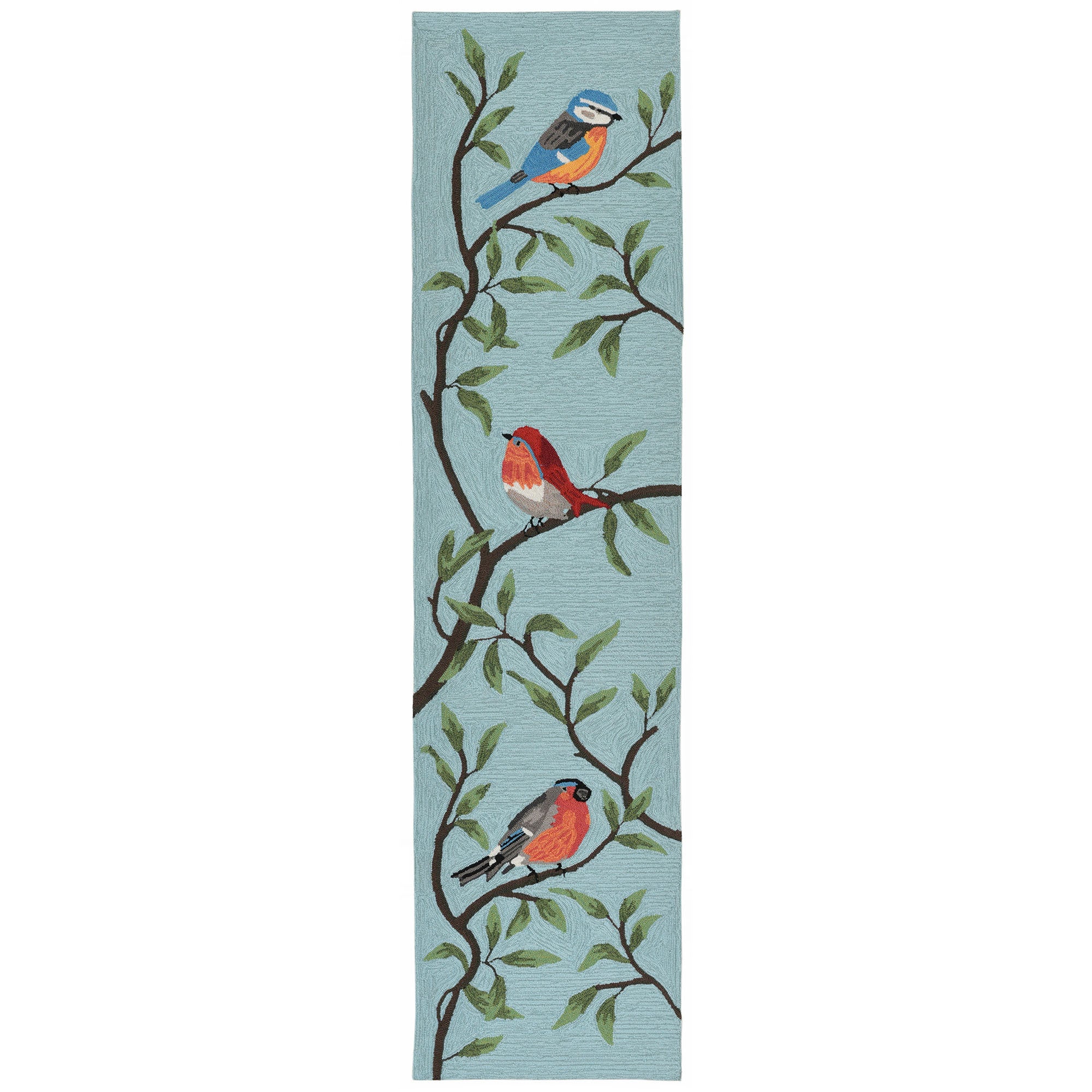 Birds on Branches Indoor Outdoor Rugs by Liora Manne