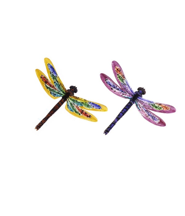 Metal Dragonflies Set of 2 - 18 in. L