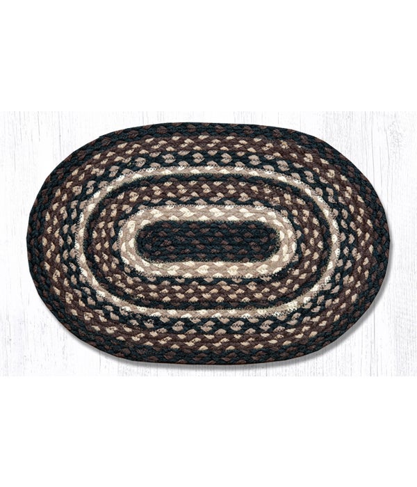 C-313 Mocha/Frappuccino Jute Placemat 13 in.x19 in.x0.17 in.