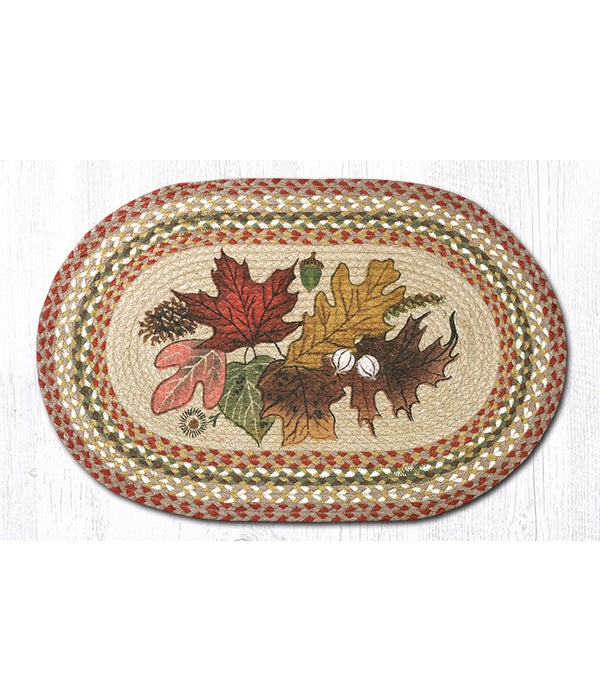 OP-24 Autumn Leaves Oval Patch 20 x 30 x 0.17 in.