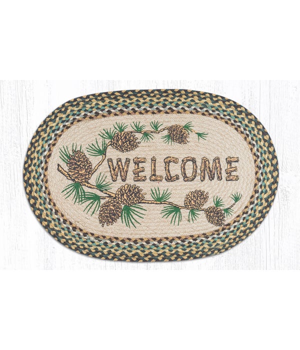 OP-51 Welcome Patch Oval Patch 20 x 30 x 0.17 in.