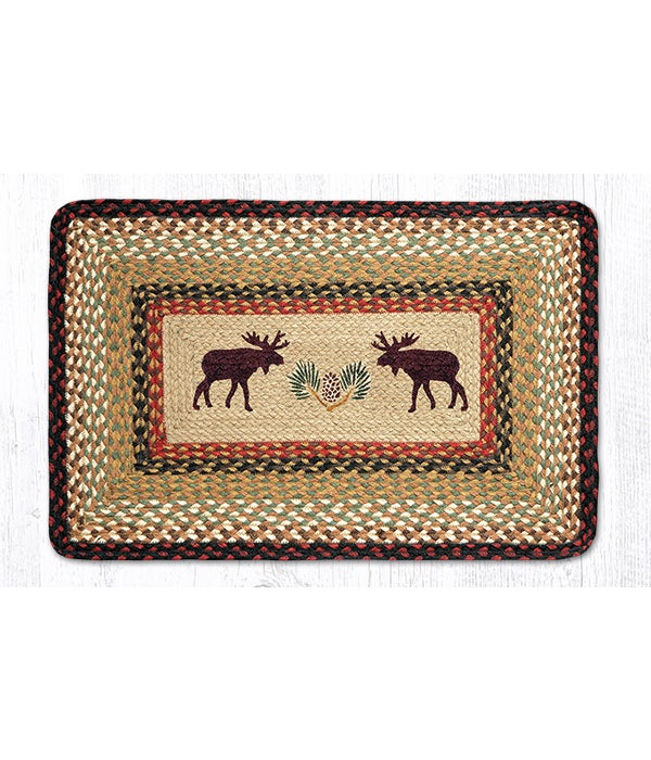 PP-19 Moose/Pinecone Oblong Patch 20 x 30 x 0.17 in.