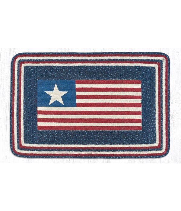 PP-565 American Flag Oblong Patch 20 x 30 x 0.17 in.