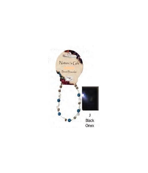 Black Onyx 6MM Bracelet Set of 6