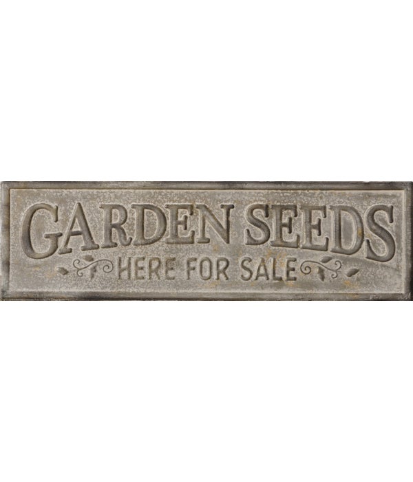 Sign - Garden Seeds