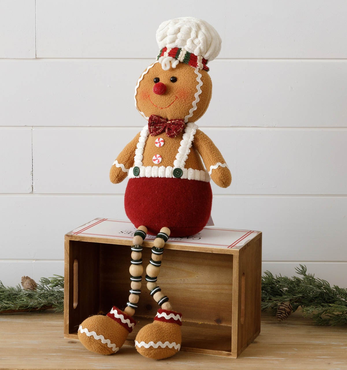 Christmas Gingerbread Man Pattern Girls Graphic Long Sleeve - Temu