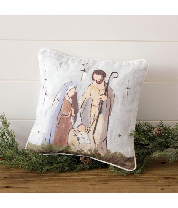 Mini Pillow - Nativity
