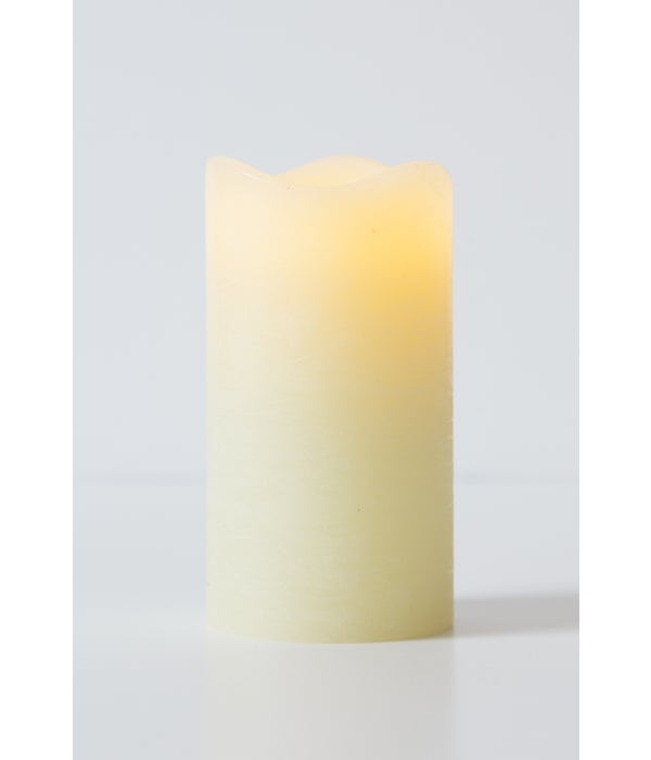 Candle - Pillar Wave Top - 4 in. x 2 in.
