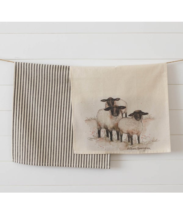 Tea Towels - Sheep - 27 in. H x 17 in. W