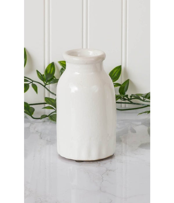 Pottery - Bud Vase Milk Bottle