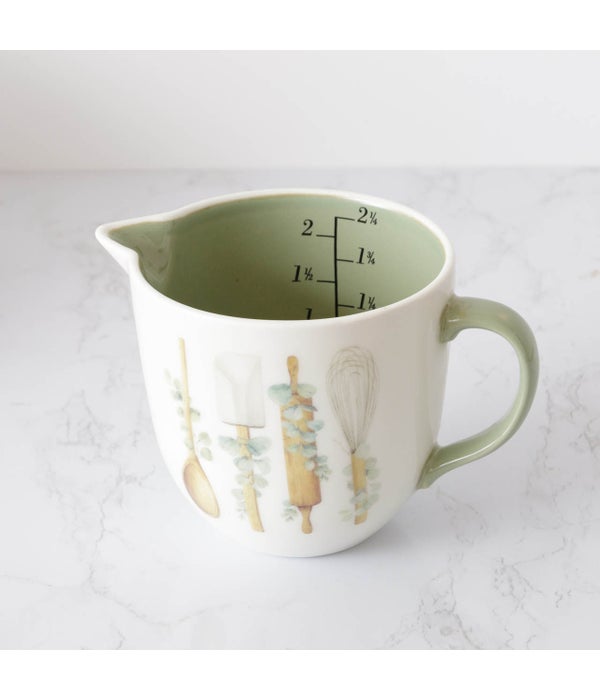 Bless This Kitchen Measuring Cup - 4 in. H x 6 in. W x 4 in. Dia