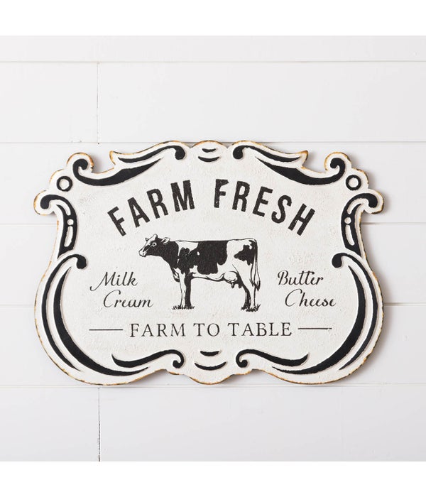 Farm Fresh Sign - 14 in. H x 20 in. W