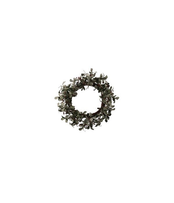Lg Mistletoe Wreath - 24in.Diam