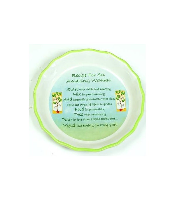 AMAZING WOMAN PIE PLATE BOXED W/CARD -
