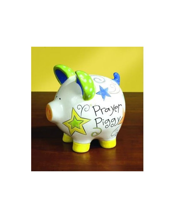 PRAYER PIGGY BANK W/CARD BOXED