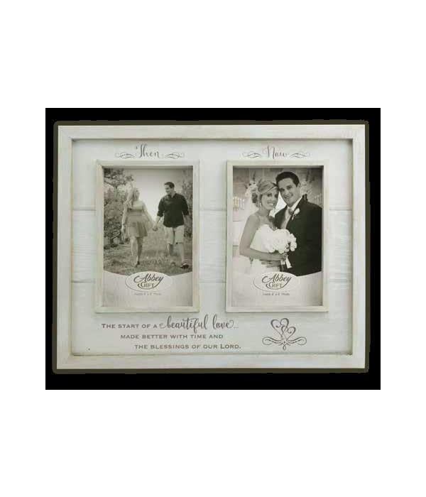 THEN & NOW ANNIV WOOD FRAME BOXED