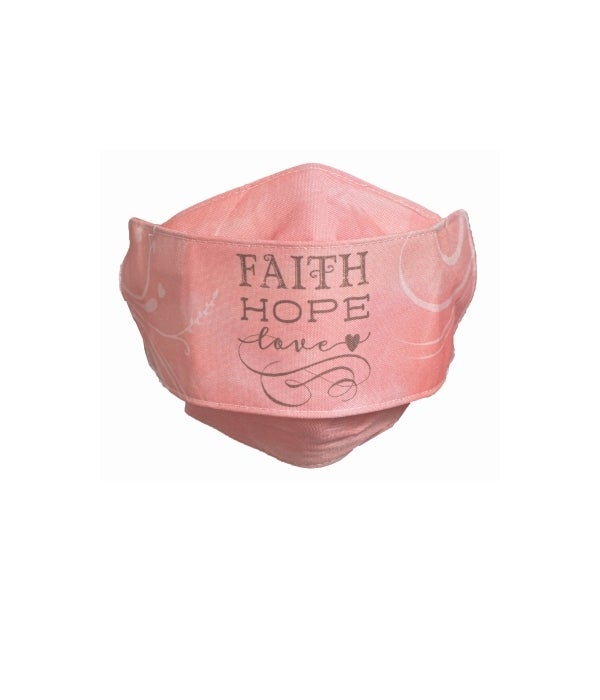 FAITH HOPE LOVE FACE MASK INDIVIDUALLY BAG -