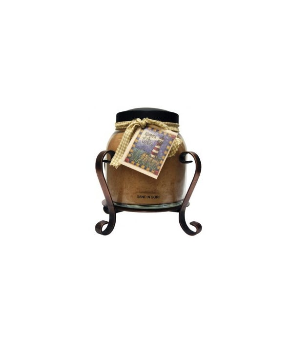 Candle Jar Holder - Copper -