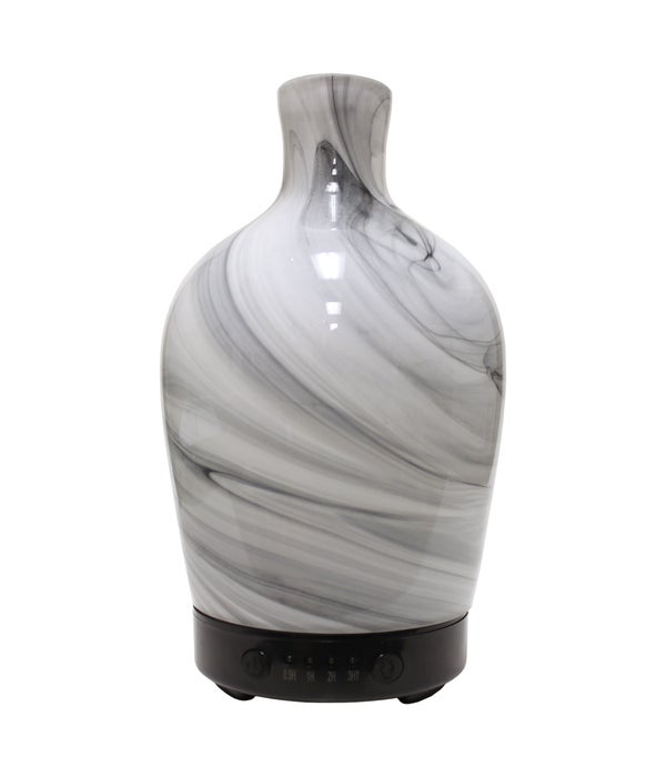 Ultrasonic Oil Diffuser - Artesian Glass Marble Vase -