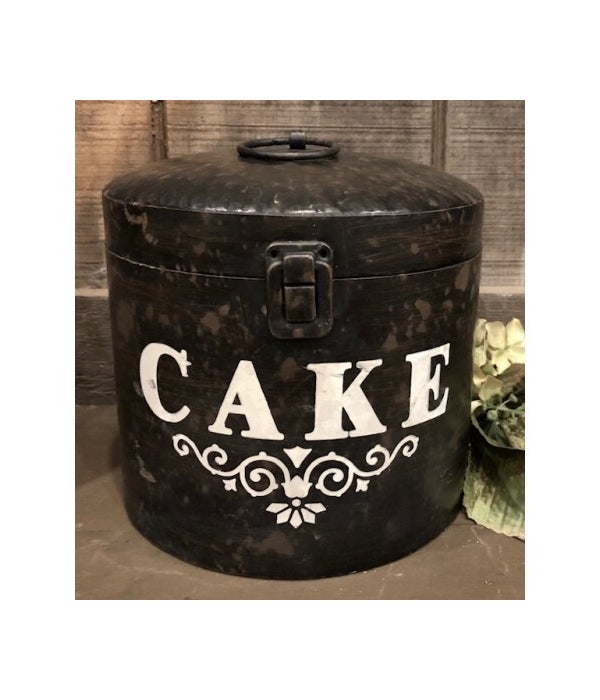 Metal Cake Canister 10 x 8 in.