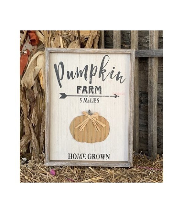 Pumpkin Farm Wood Sign