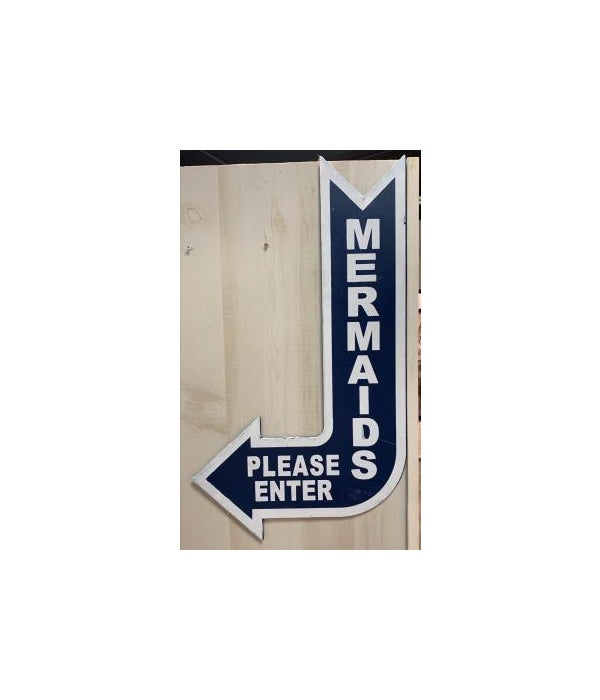 Mermaids Enter Sign