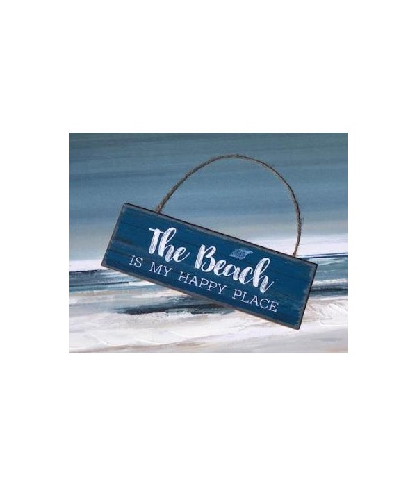 The Beach Happy Place Sign