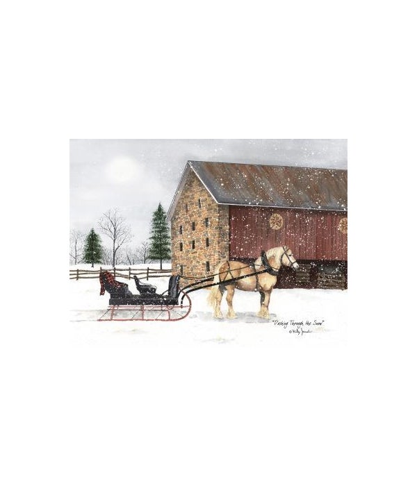 Dashing Through The Snow - 24 in. x 32 in.