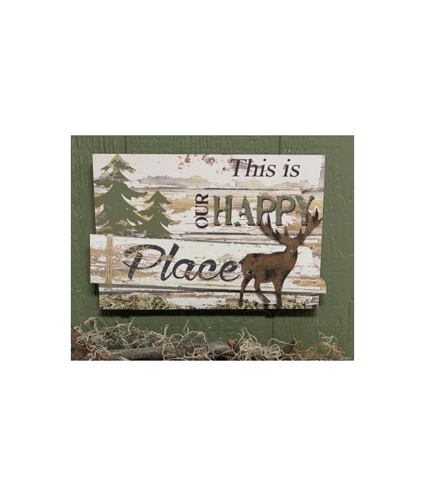 Our Happy Place Sign -