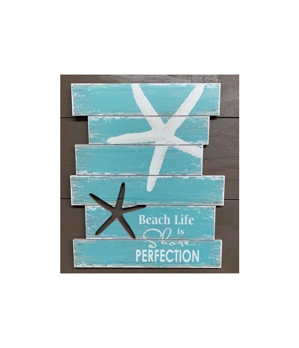 Shore Perfection Starfish Sign 19 x 15.75 in.