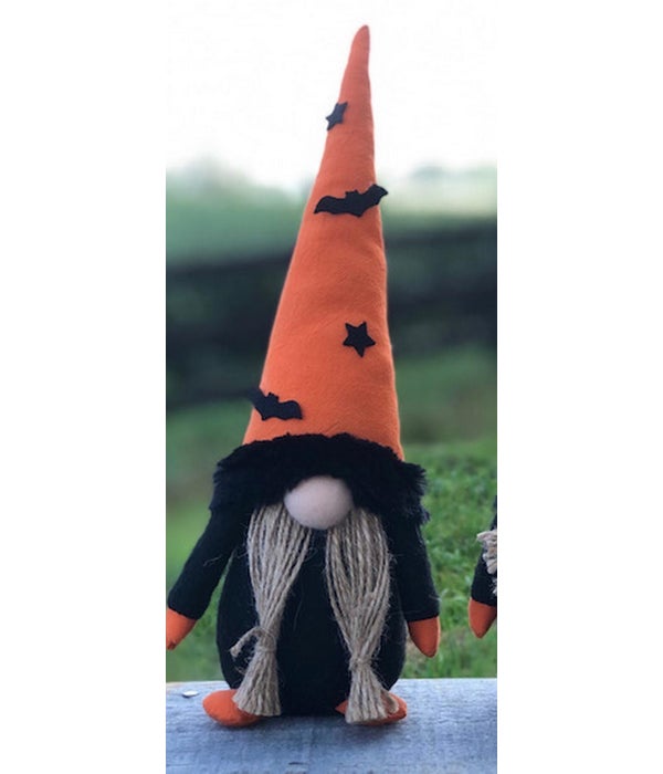 Witch Gnome with Bats Girl Large - 18.5 in.
