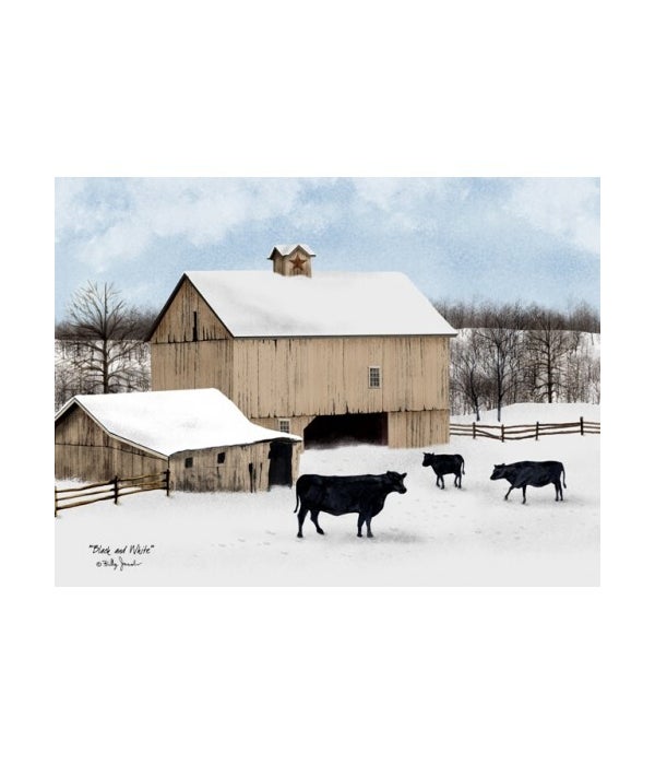 Black and White - 12 in. x 16 in.