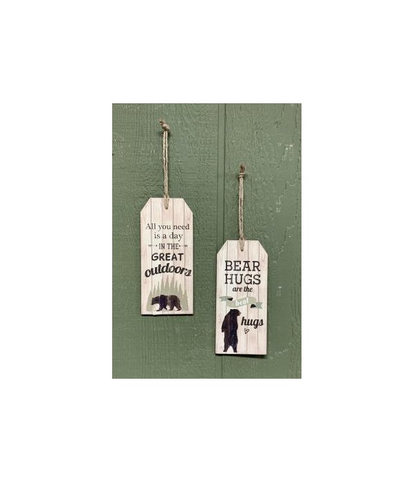 Bear Hanging Tags -