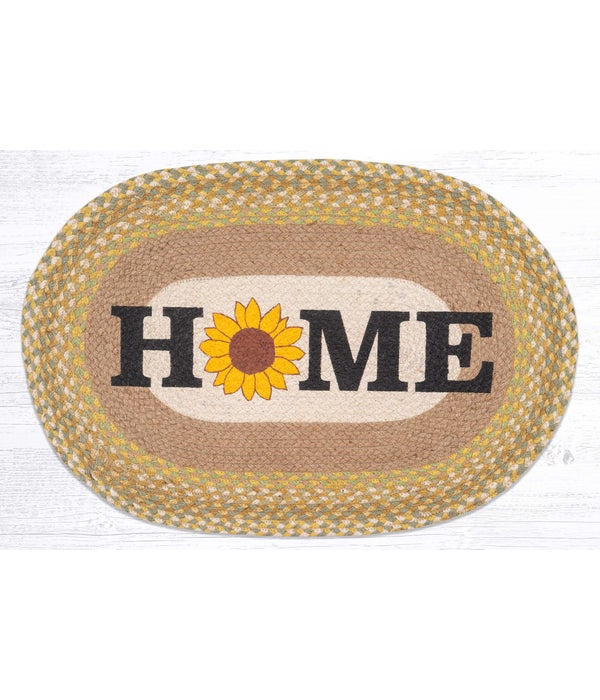 OP-654 Home - Sunflower Oval Patch 20 x 30 x 0.17 in.