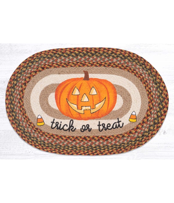 OP-655 Trick or Treat Oval Patch 20 x 30 x 0.17 in.