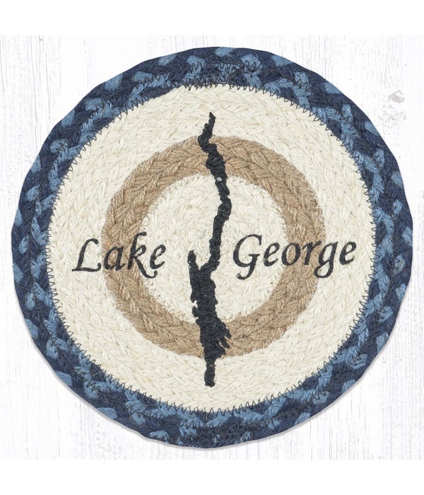 MSPR-62 Lake George Printed Round Trivet 10 x 10 x 0.17 in.