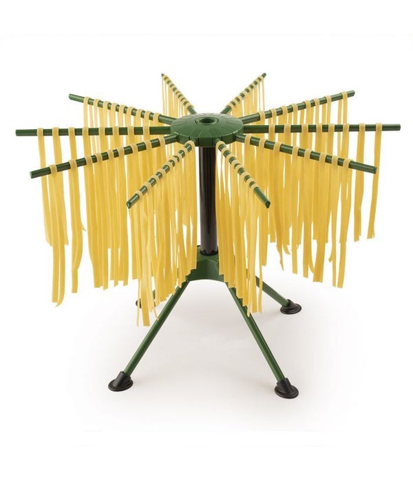COLLAPSABLE PASTA DRYING RACK - Folded: 8.5 in.H x 3.5 in. W, 11 in.H x 16.5 Expanded WT 0.1oz