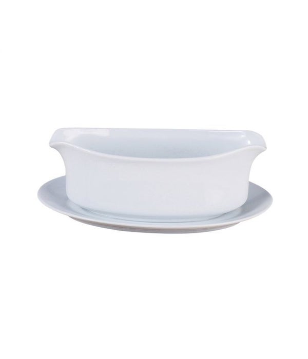 GRAVY BOAT FAST STAND 18 Oz. - 9 in. x 5 3/8 in. x 3 3/8 in.  1.5 LBS