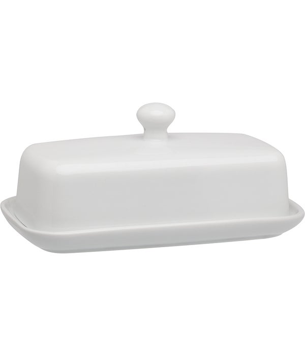 BUTTER DISH - 7 1/4 in. x 3 7/8 in. x 2 3/8 in.(W/LID)  1.3 LBS