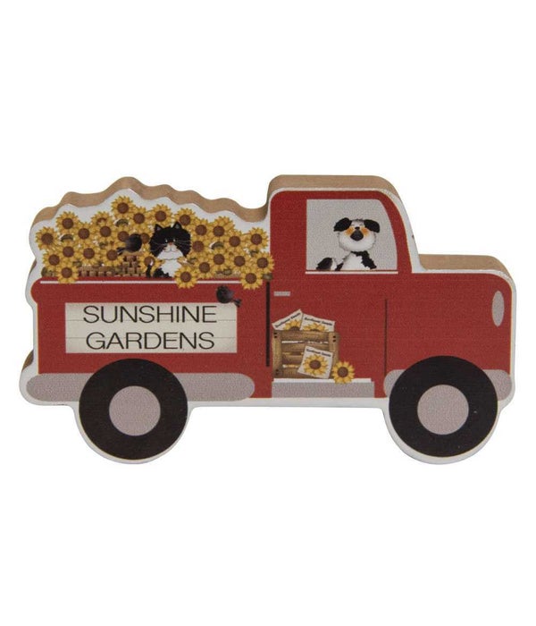 Sunshine Gardens Chunky Truck - 4.75L  x  .75 dp  x  2.75'H in.