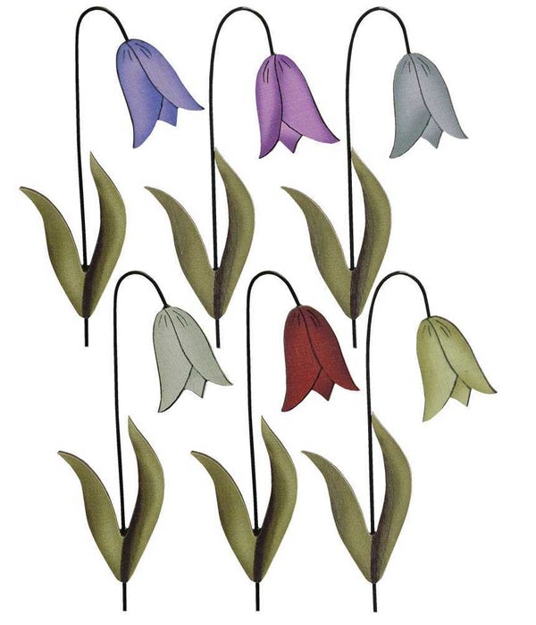 6/Set, Hanging Tulips Ornaments