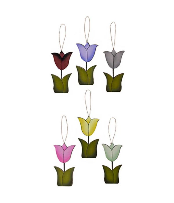 6/Set, Springy Tulip Ornaments
